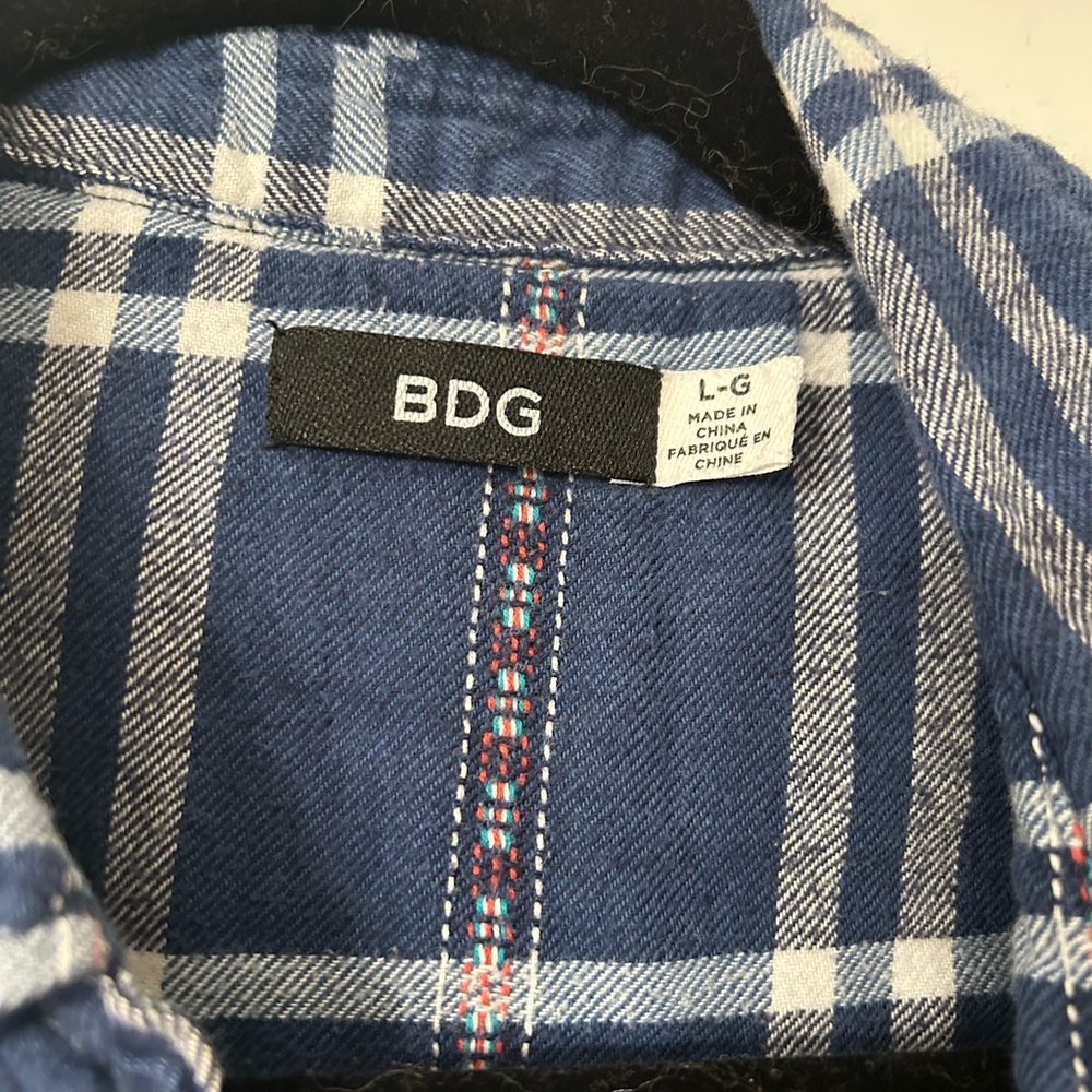 BDG Women’s Flannel Large - Picture 3 of 5